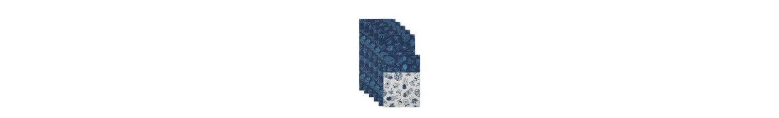 Подстилка для холодильника Design Imports Nautical Blue Market, 12x24", 6 шт.