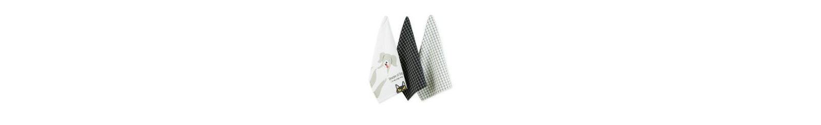 Набор впитывающих кухонных полотенец Design Imports Everyday Pets, 3 шт., 18x28"