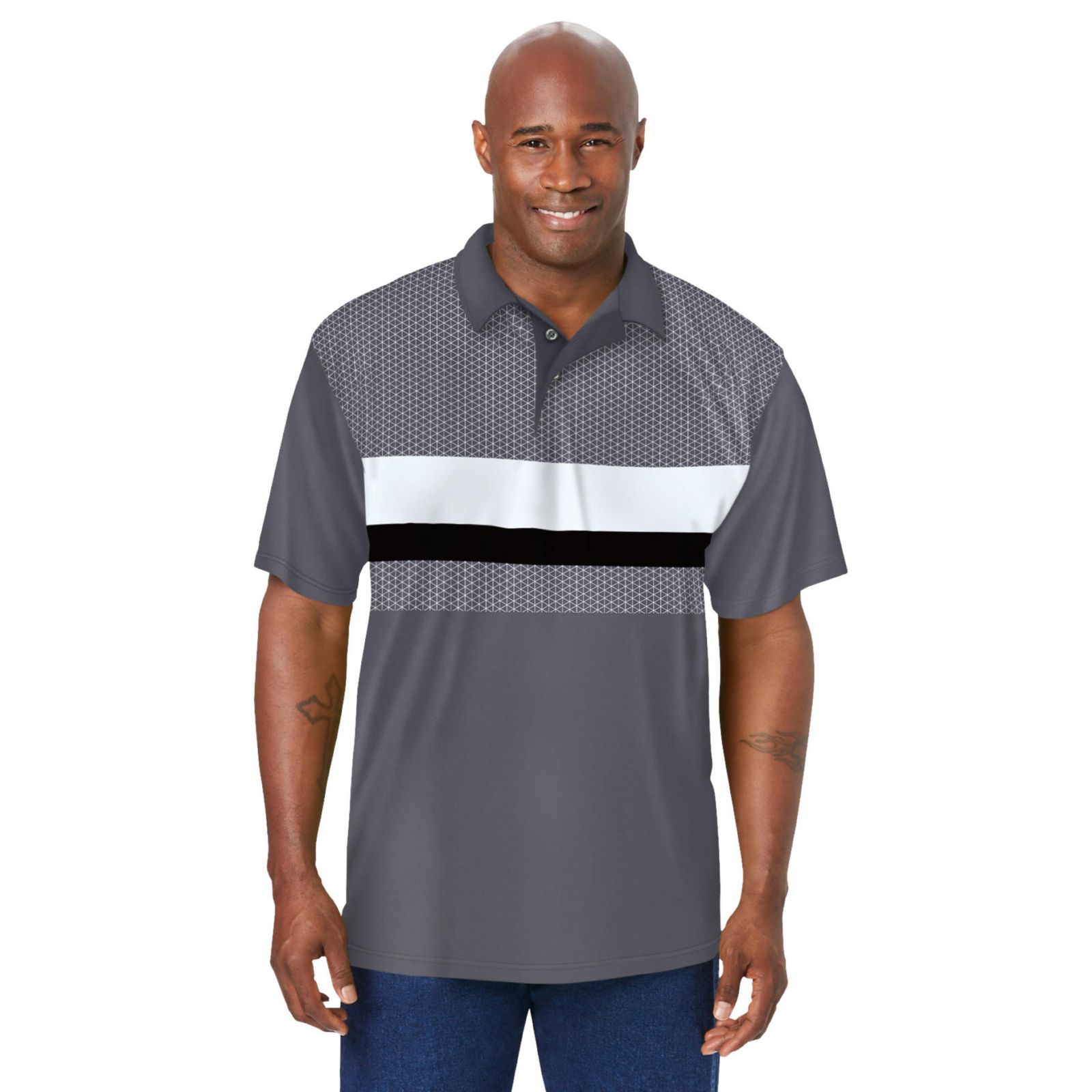KingSize Men's No Sweat Polo