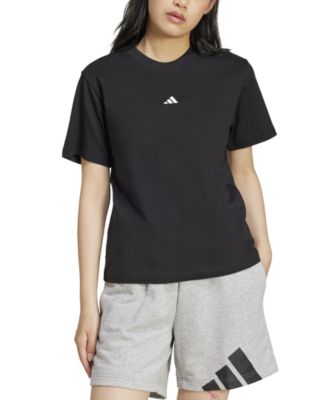 adidas Женская футболка adidas Short-Sleeve Cotton Crewneck Logo