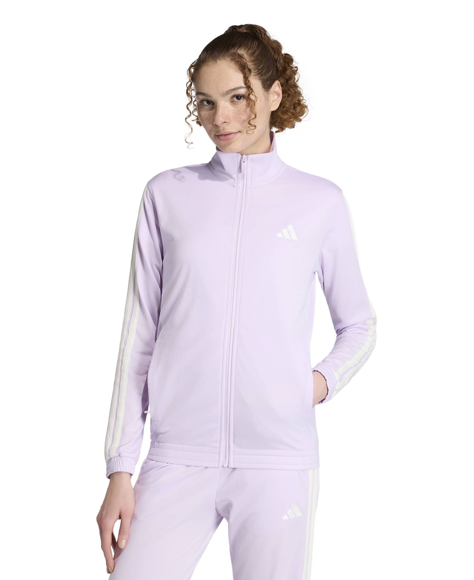 adidas Women's Tricot 3-Stripes Track Jacket