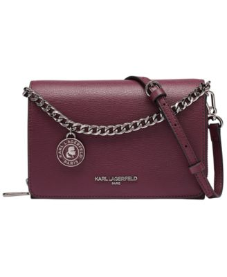 Мини-сумка через плечо KARL LAGERFELD PARIS Lourdes из кожи