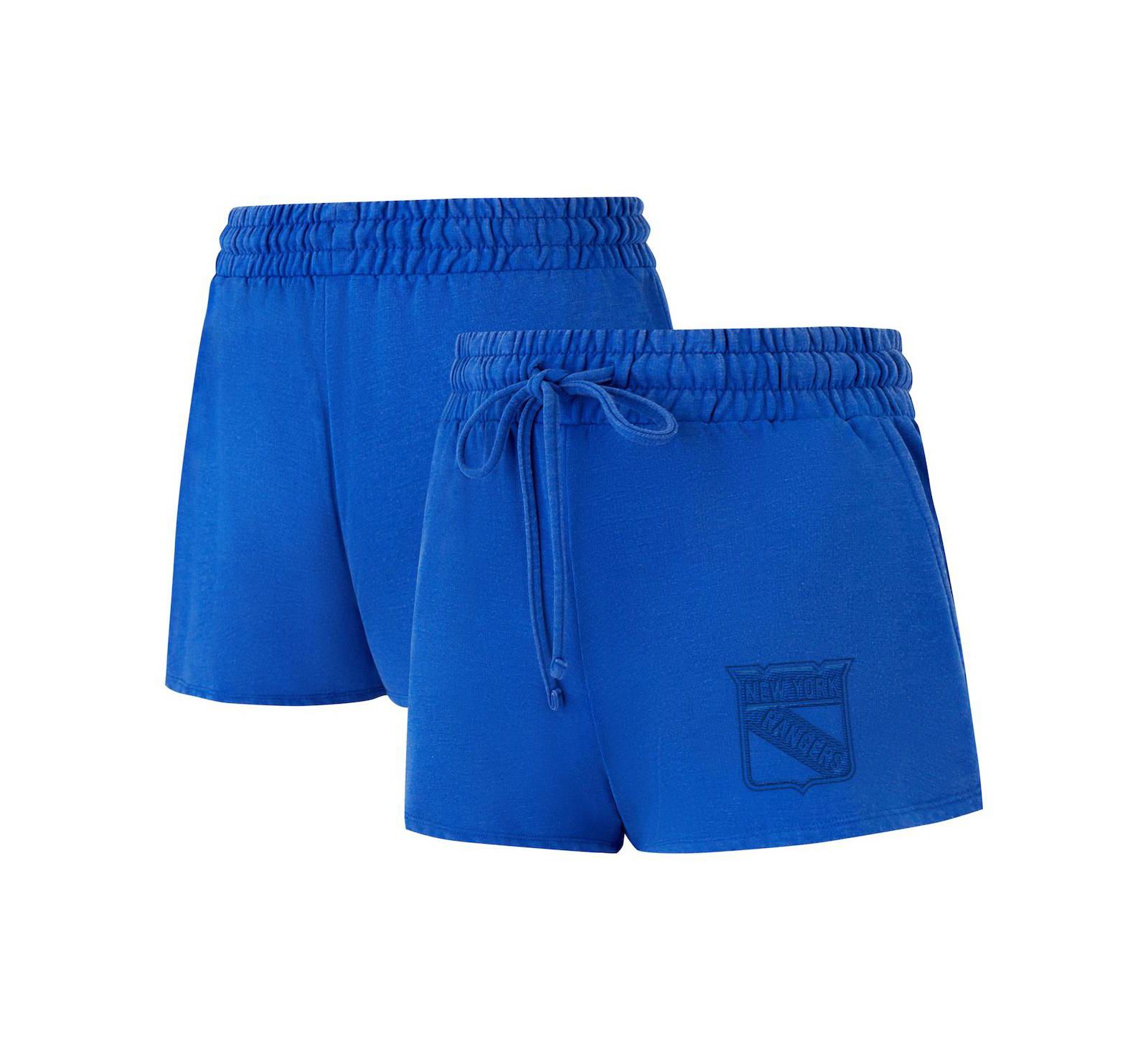 Concepts Sport Женские шорты New York Rangers из флиса синие
