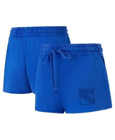Concepts Sport Женские шорты New York Rangers из флиса синие