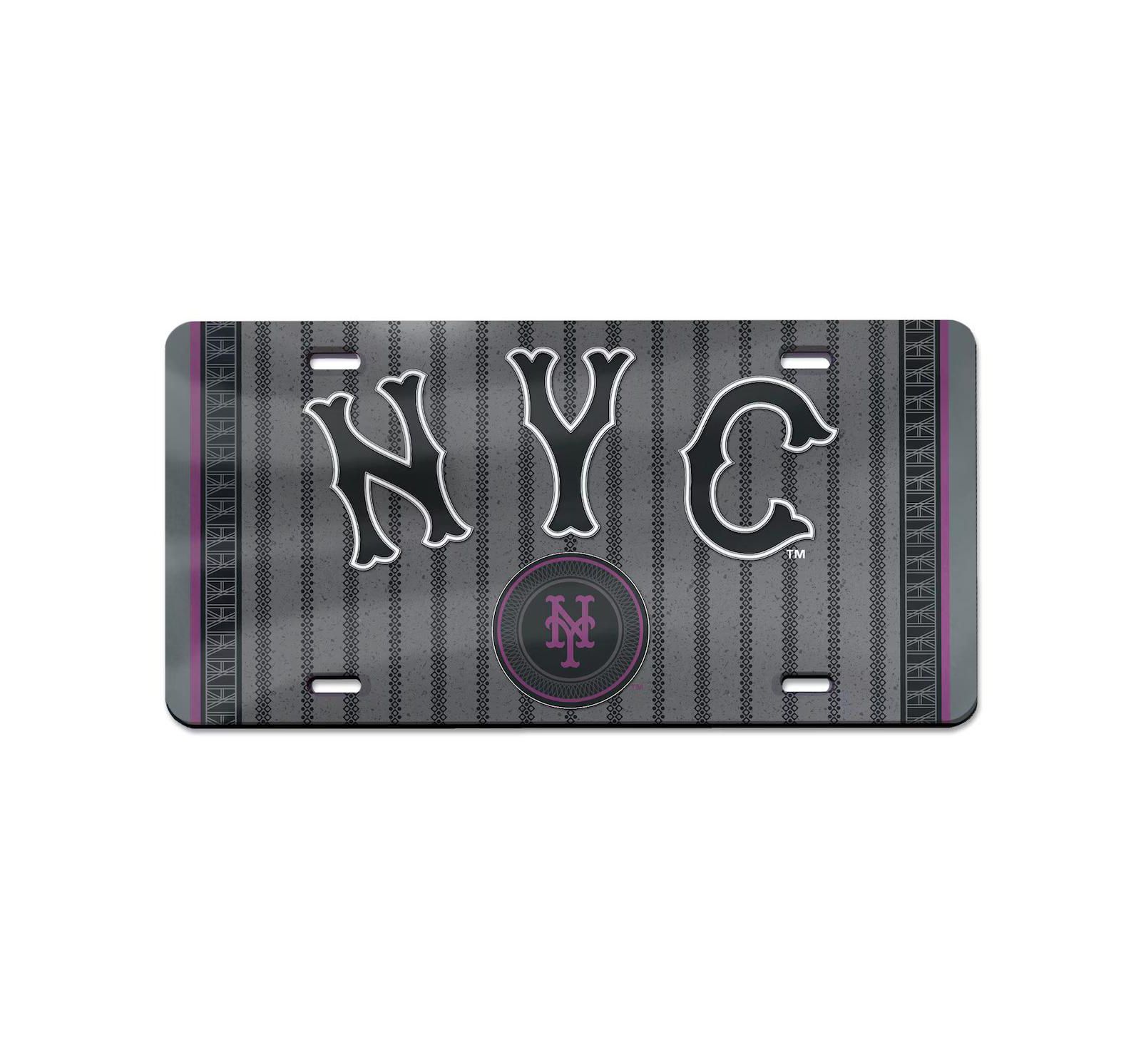 Wincraft номерная табличка New York Mets 2024 City Connect, акрил, лазерная резка