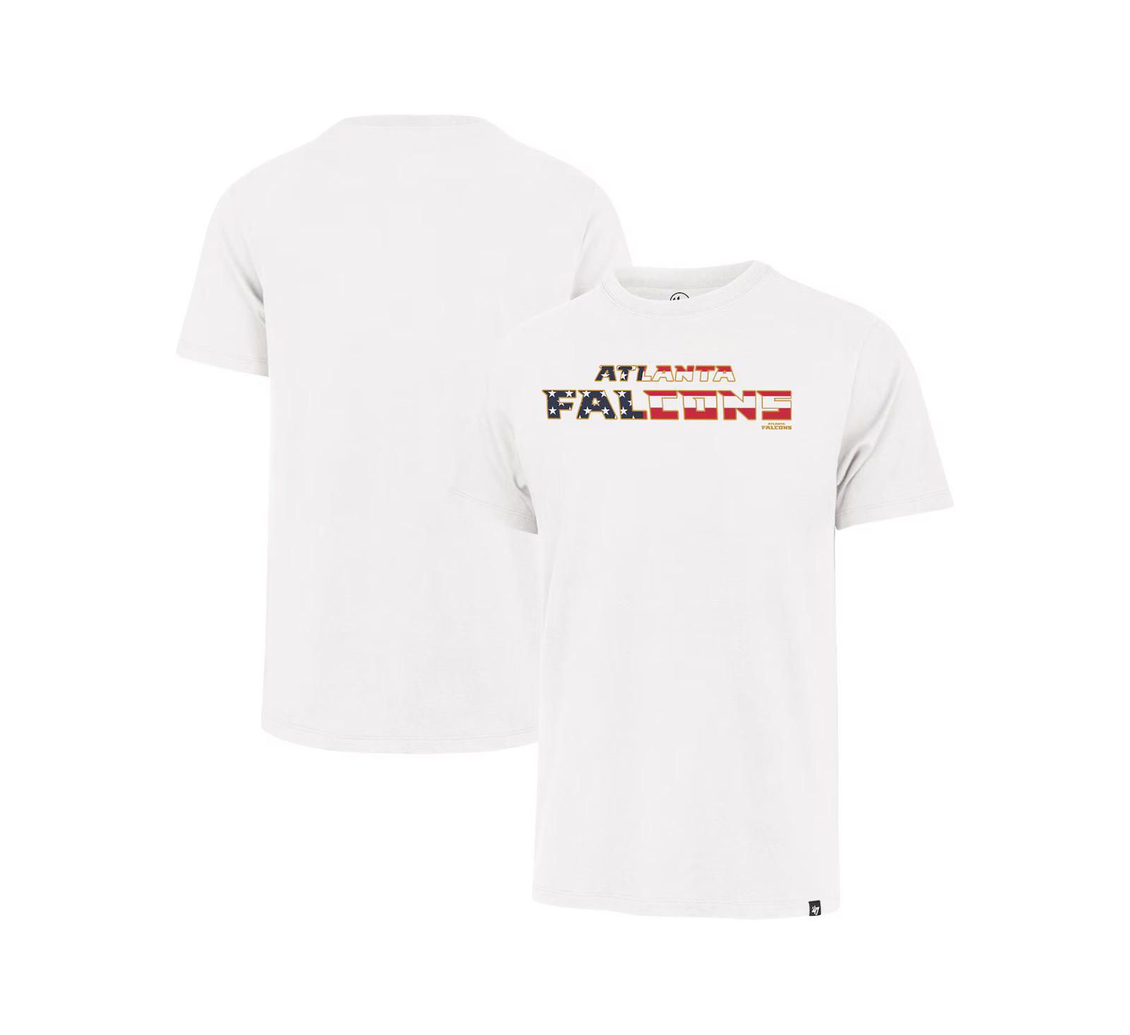 Мужская футболка 47 Atlanta Falcons Flag Script Franklin, белая