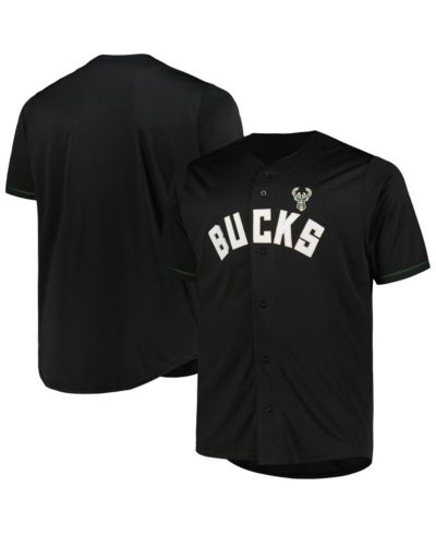 Profile Men's Black Milwaukee Bucks Big & Tall Pop Jersey