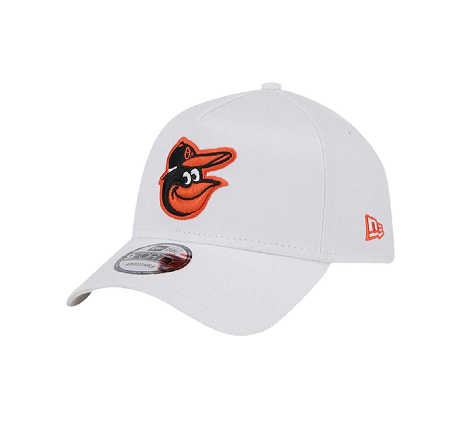 New Era Men's White Baltimore Orioles TC A-Frame 9FORTY Adjustable Hat