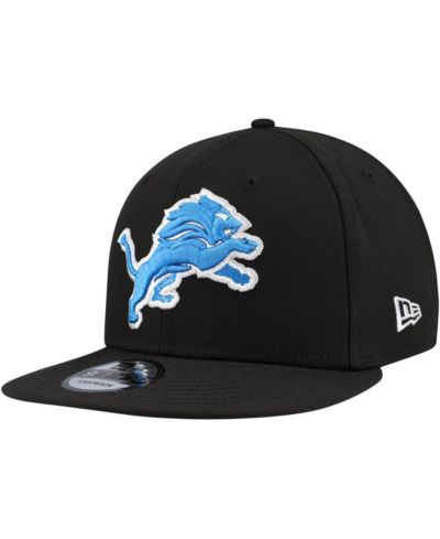 Мужская кепка New Era Black Detroit Lions Basic 9FIFTY Snapback