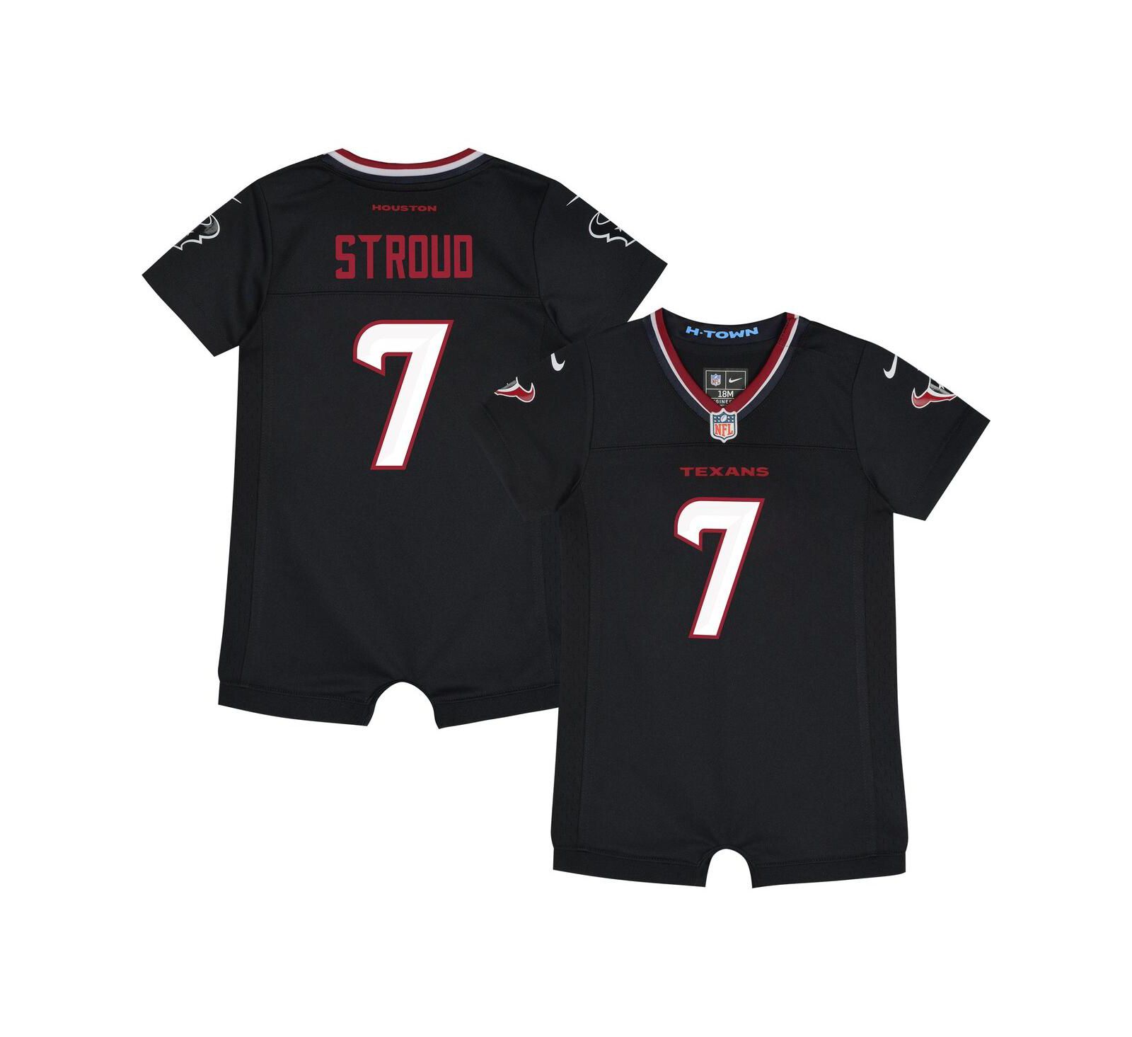Nike Newborn Infant C.J. Stroud Navy Houston Texans Game Romper Jersey