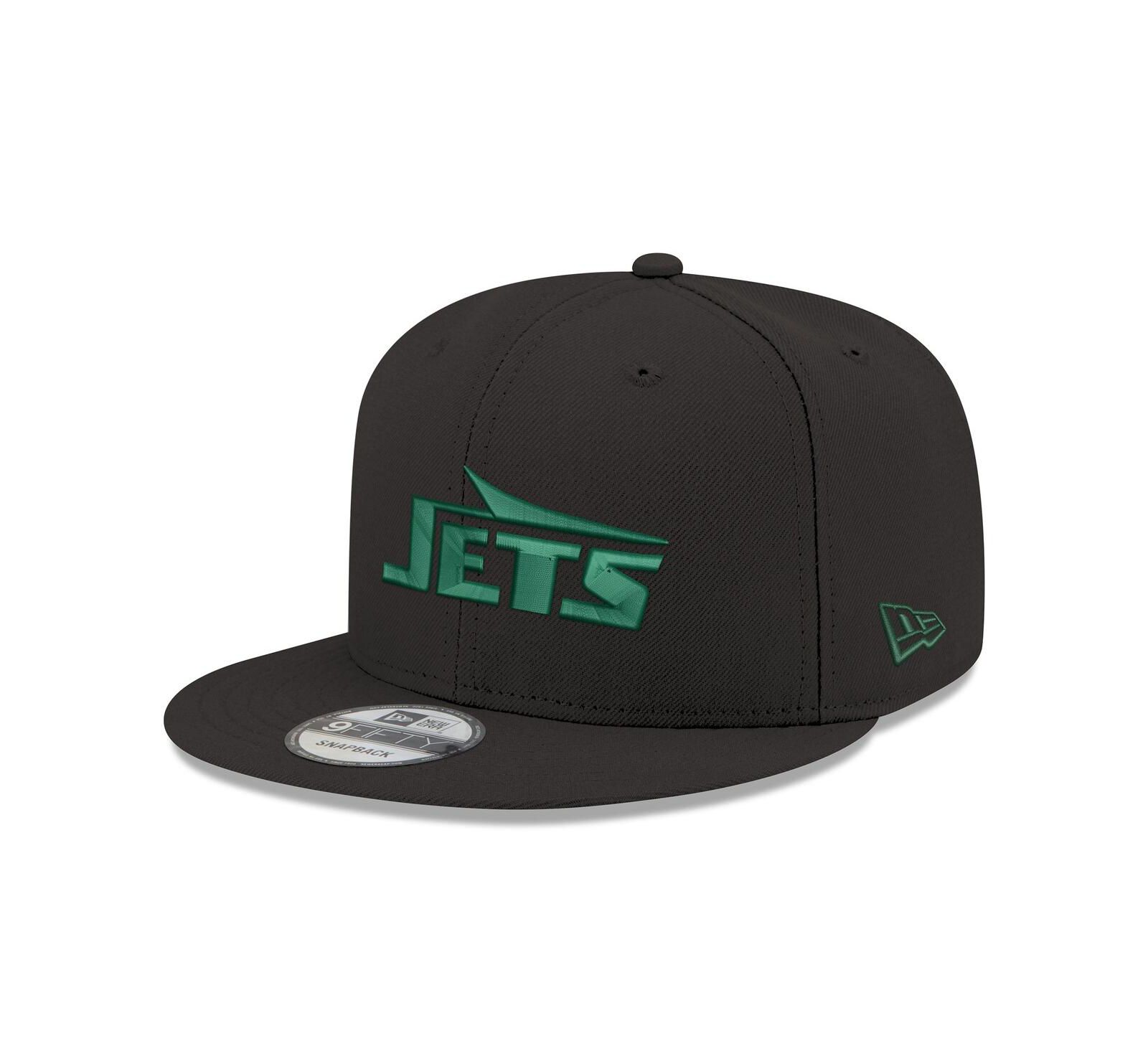 New Era Men's Black New York Jets Standard 9FIFTY Snapback Hat