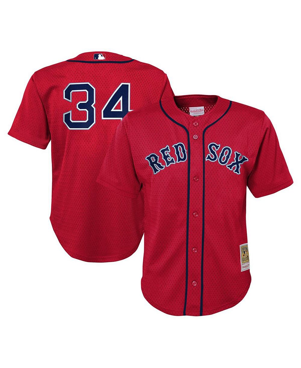 Mitchell & Ness Детская джерси David Ortiz Boston Red Sox Cooperstown Collection Mesh Batting Practice