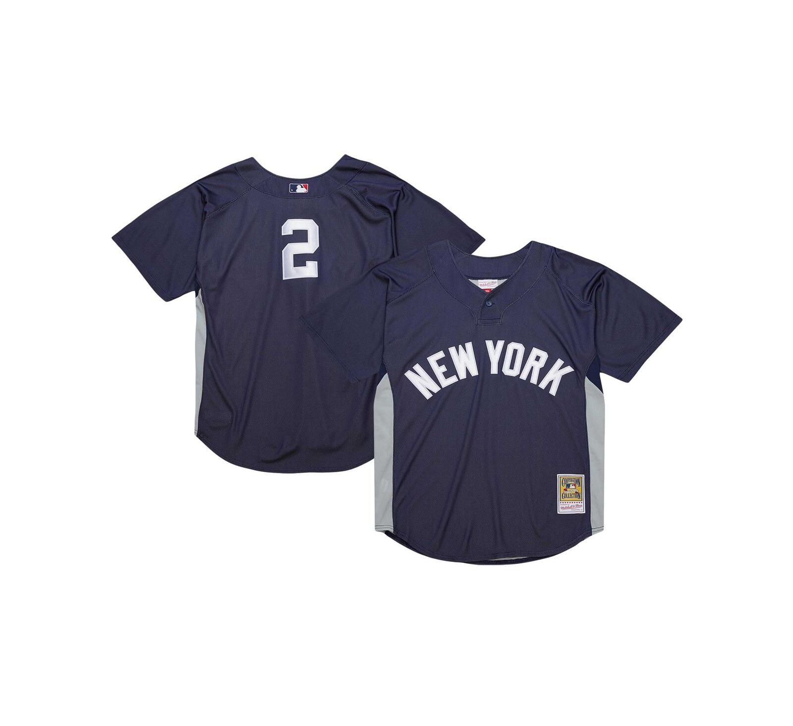Mitchell & Ness Мужская джерси Derek Jeter New York Yankees Cooperstown Collection, темно-синяя