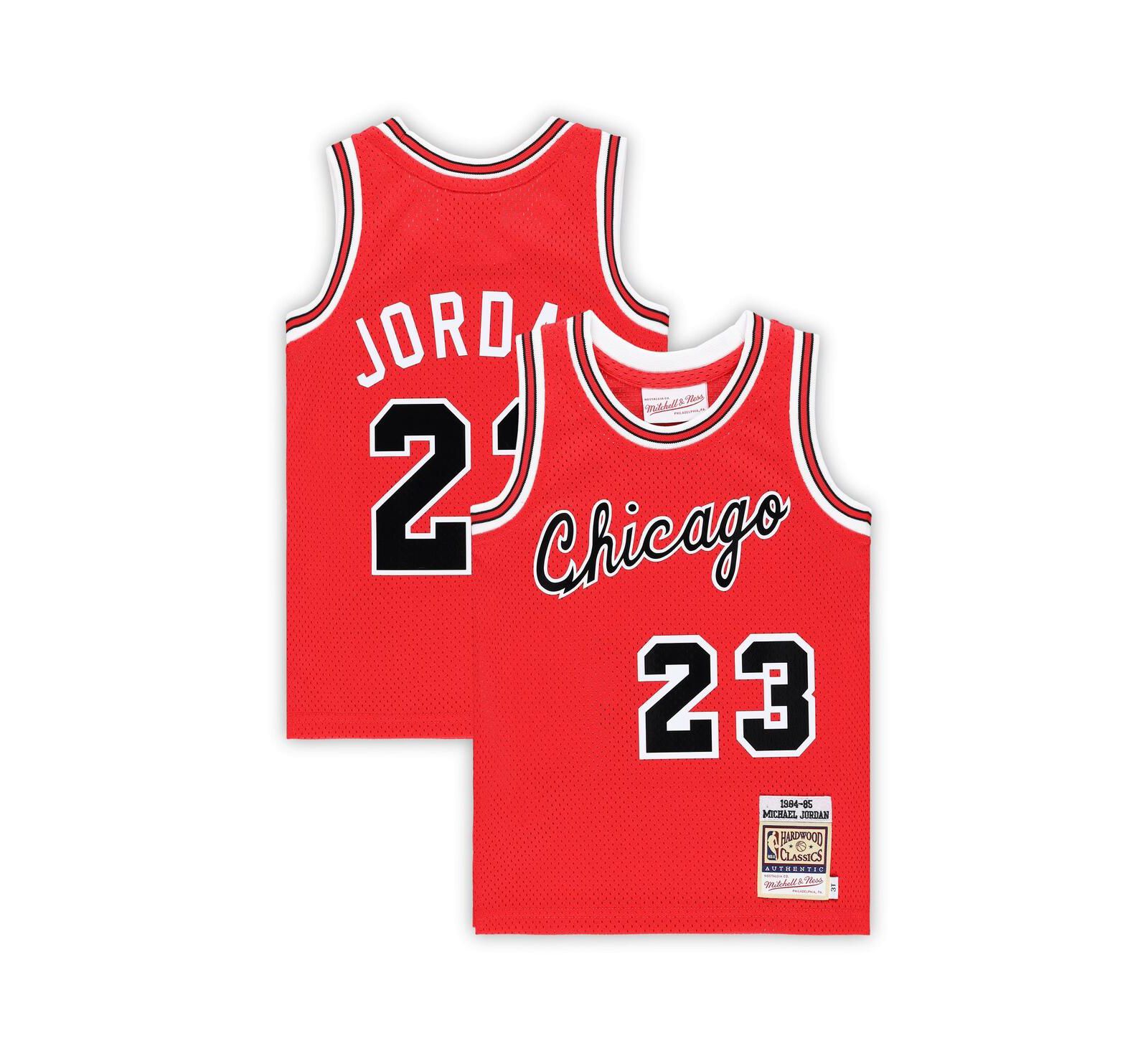 Mitchell & Ness Infant Michael Jordan Red Chicago Bulls 1984/85 Hardwood Classics Authentic Jersey