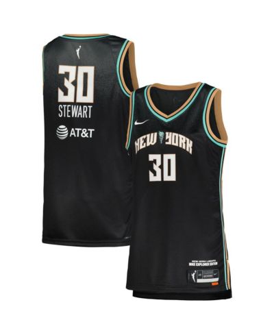 Nike Женский джерси Breanna Stewart Black New York Liberty Explorer Edition Victory