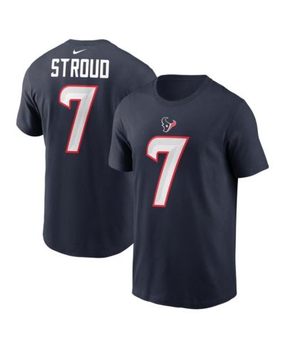 Nike Men's C.J. Stroud Red Houston Texans Player Name & Number T-Shirt