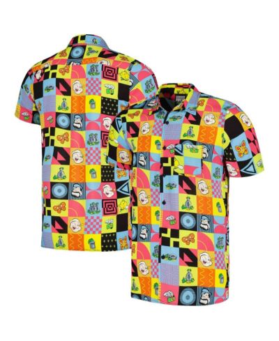 Мужская и женская рубашка Reason Yellow Popeye Trapped Button-Up