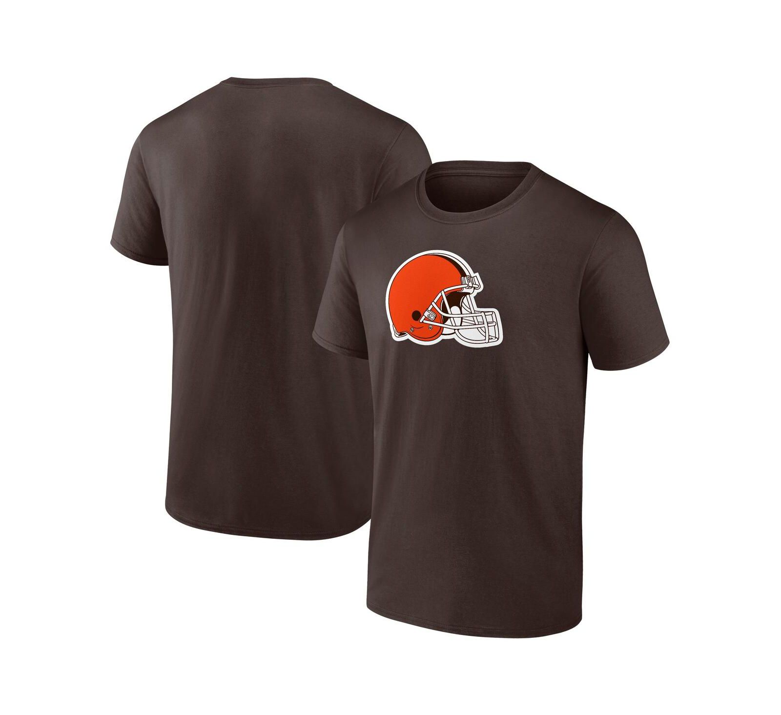 Fanatics Men's Brown Cleveland Browns Evergreen Primary Logo T-Shirt