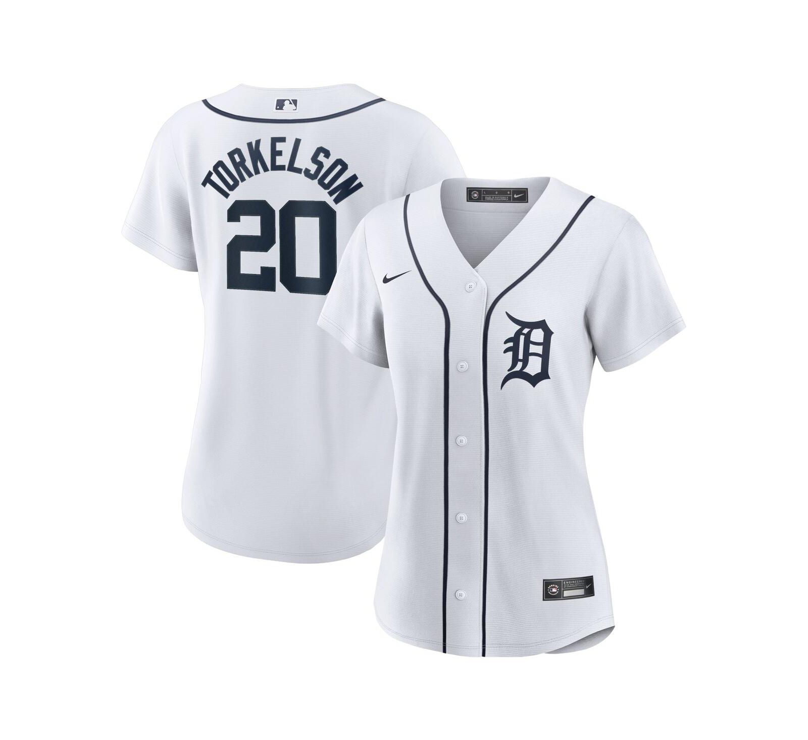 Женская джерси Nike Spencer Torkelson White Detroit Tigers Home Replica Player