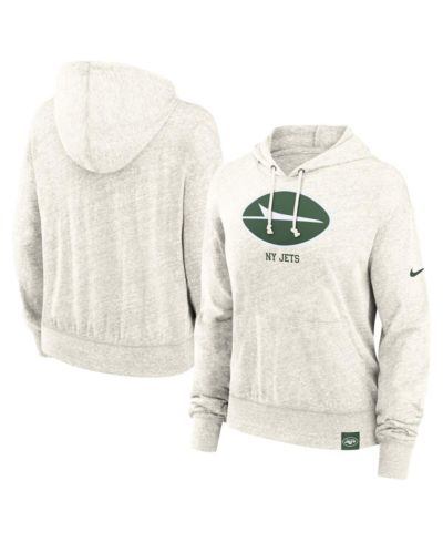 Nike Женское ретро худи New York Jets Gym, цвет Cream