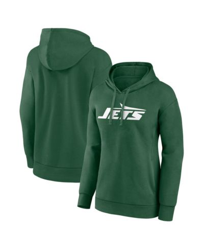 Fanatics Женский худи с логотипом New York Jets зеленого цвета