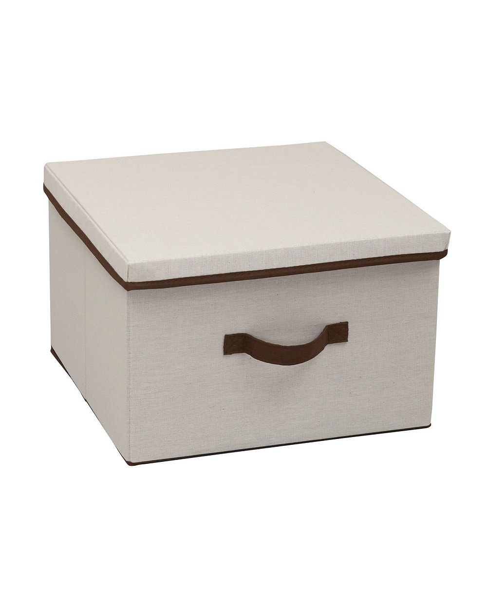 Household Essentials Square KD Storage Box With Lid