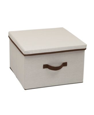 Household Essentials Square KD Storage Box With Lid