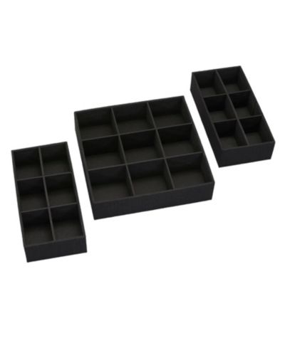 Household Essentials 3 Piece Drawer Organizers Starter Set