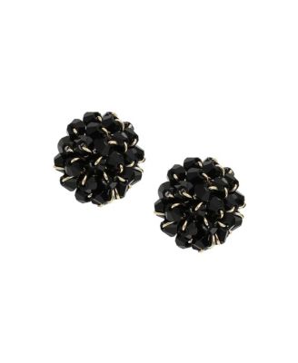 SOHI Women's Dahlia Stud Earrings