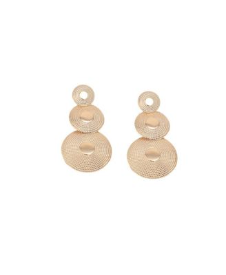 SOHI Women's Circular Drop Earrings