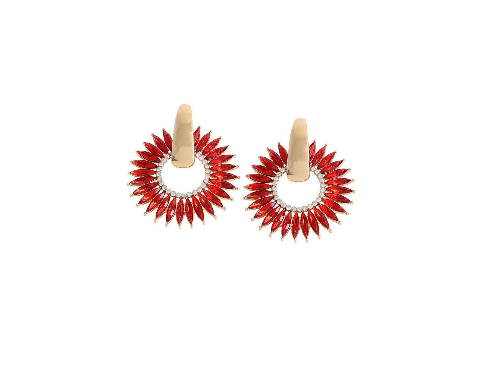SOHI Women's Celestial Drop Earrings