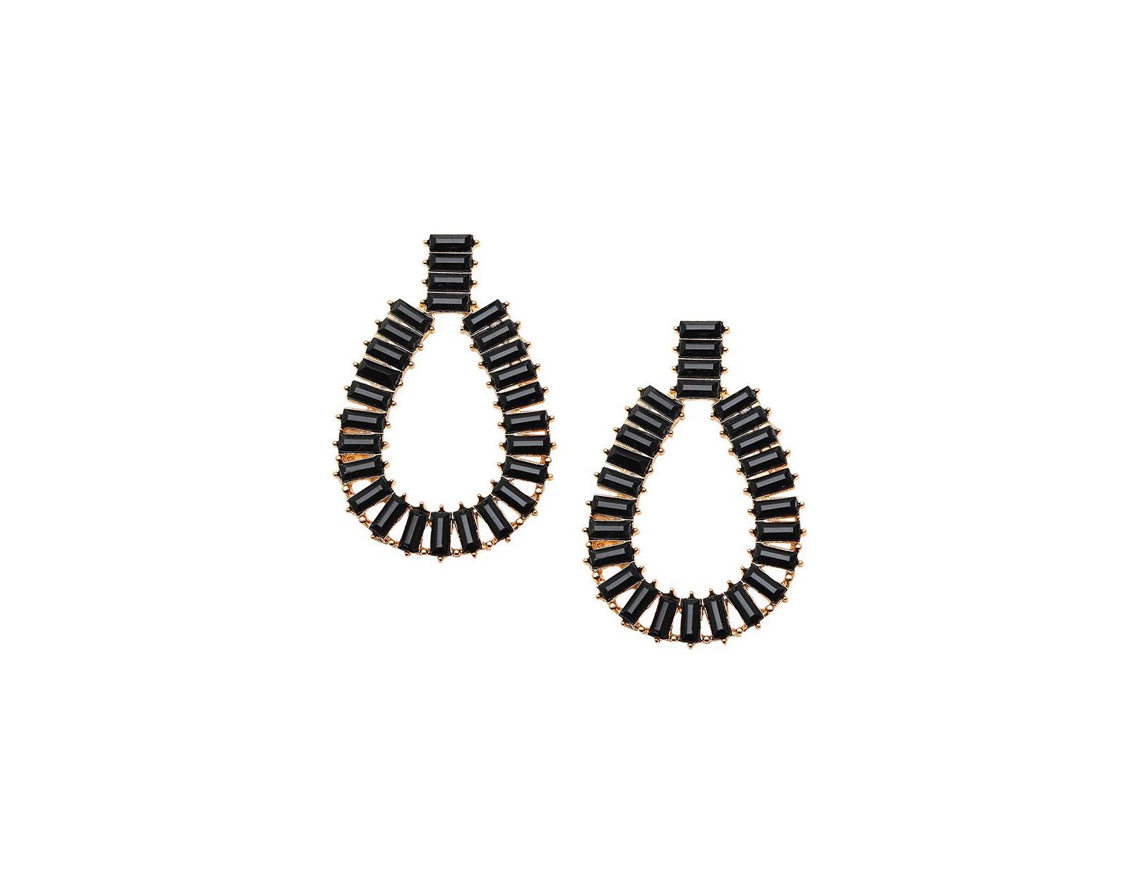 SOHI Women's Lined Drop Earrings