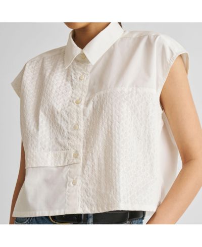 Топ Reistor Women's Embroidered Panel Crop