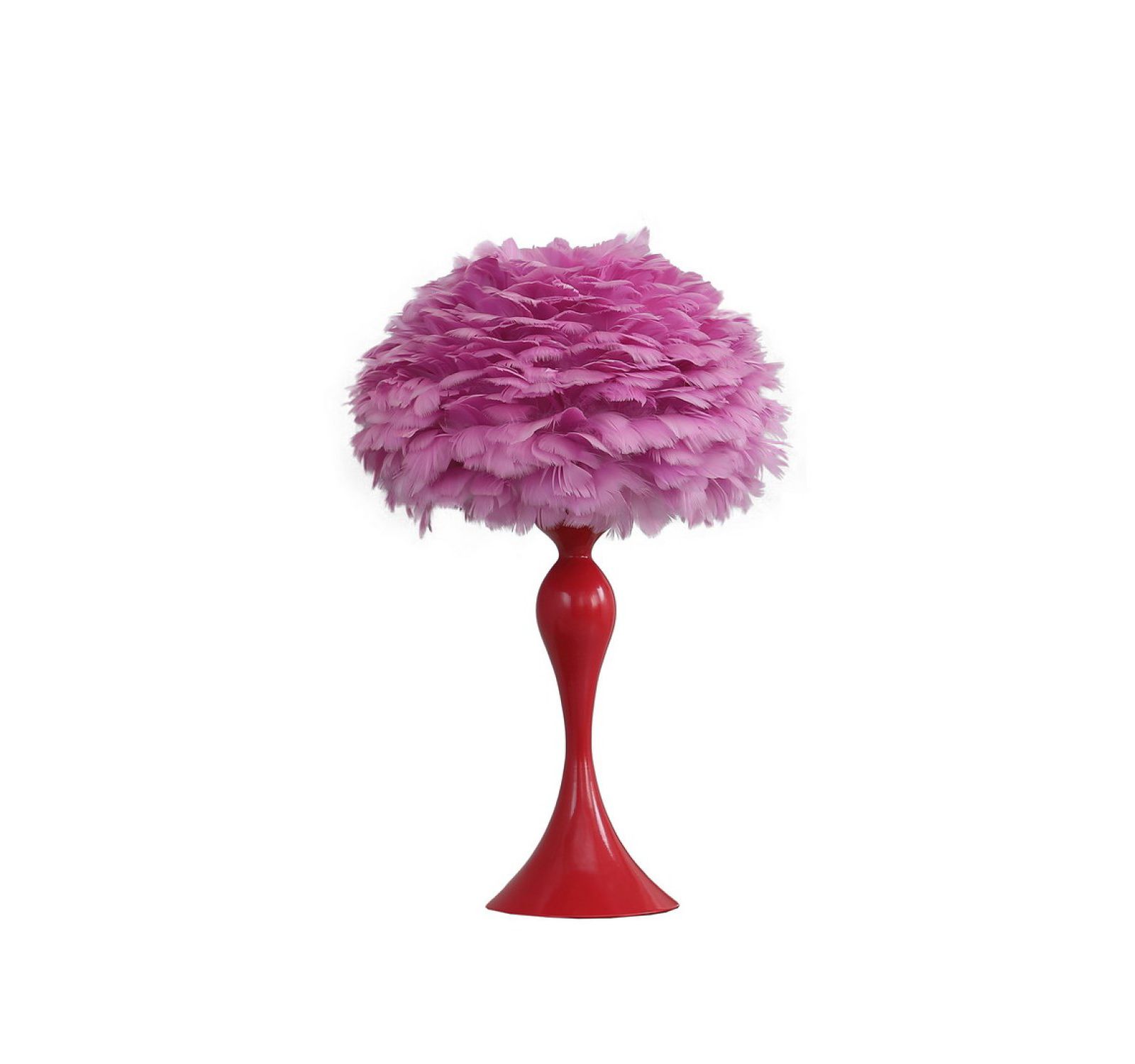 Streamdale Feather Contour Glam Table Lamp, 18.25