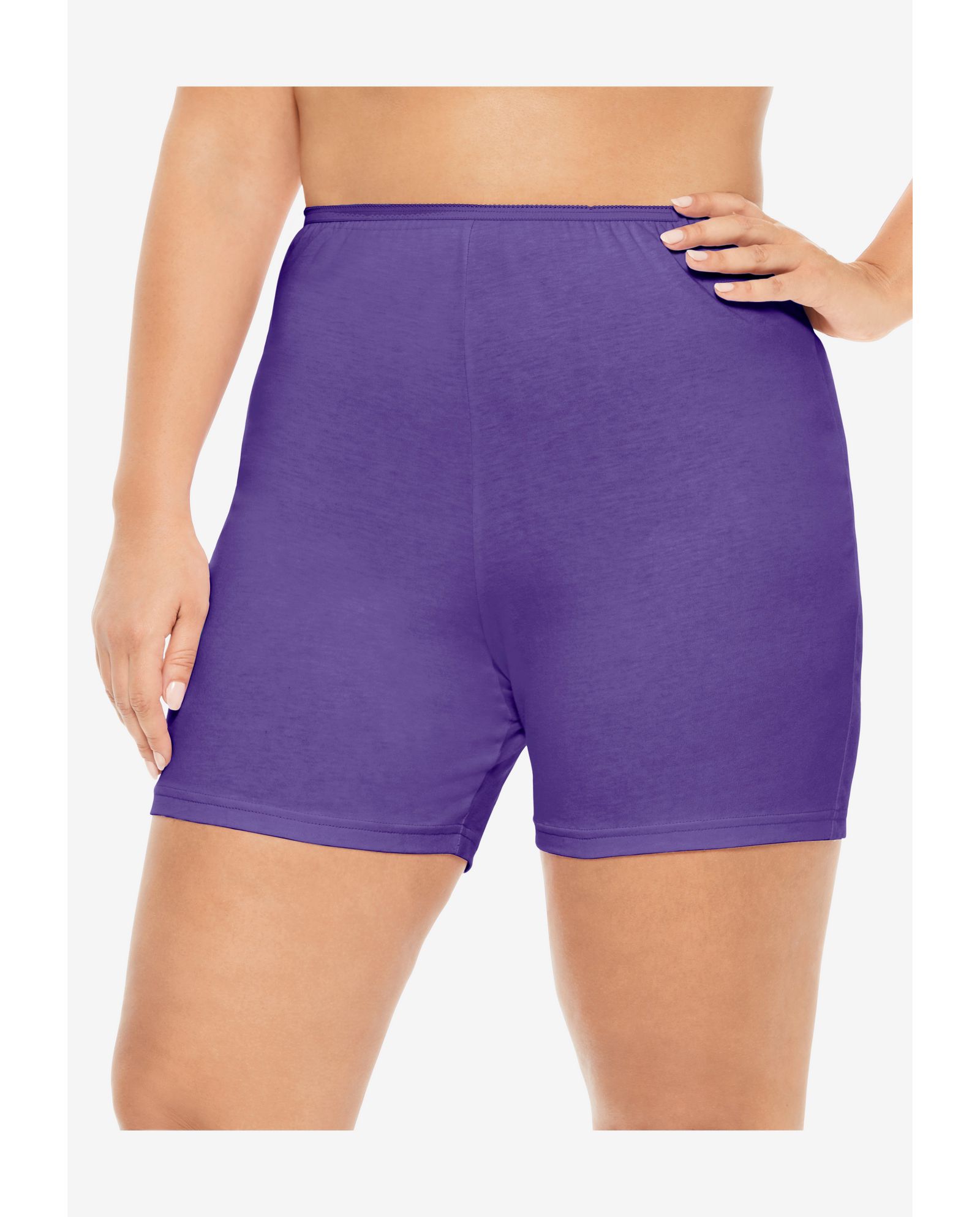 Comfort Choice Women's Cotton Boxer 10-Pack