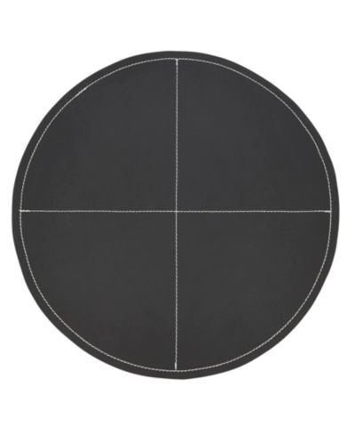 Saro Lifestyle PU Leather Luxe Placemat Set of 4,15"x15"