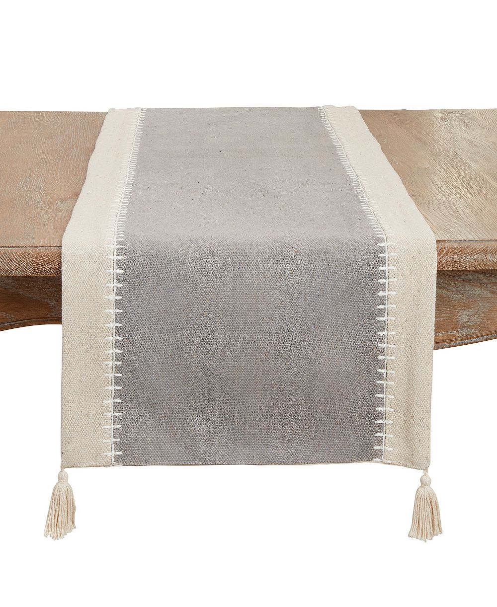 Дорожка на стол Saro Lifestyle Whipstitched Border Design 16"x72"