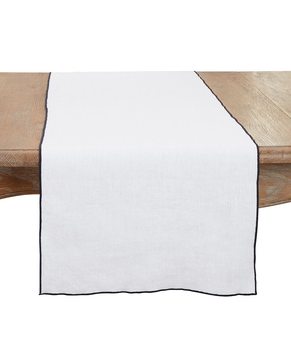 Дорожка на стол Saro Lifestyle Stonewashed Stitched Edge 16"x72"