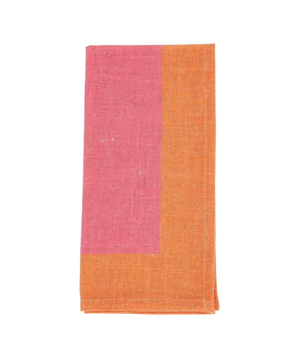 Набор салфеток Saro Lifestyle Multicolored Band, 4 шт., 20"x20"