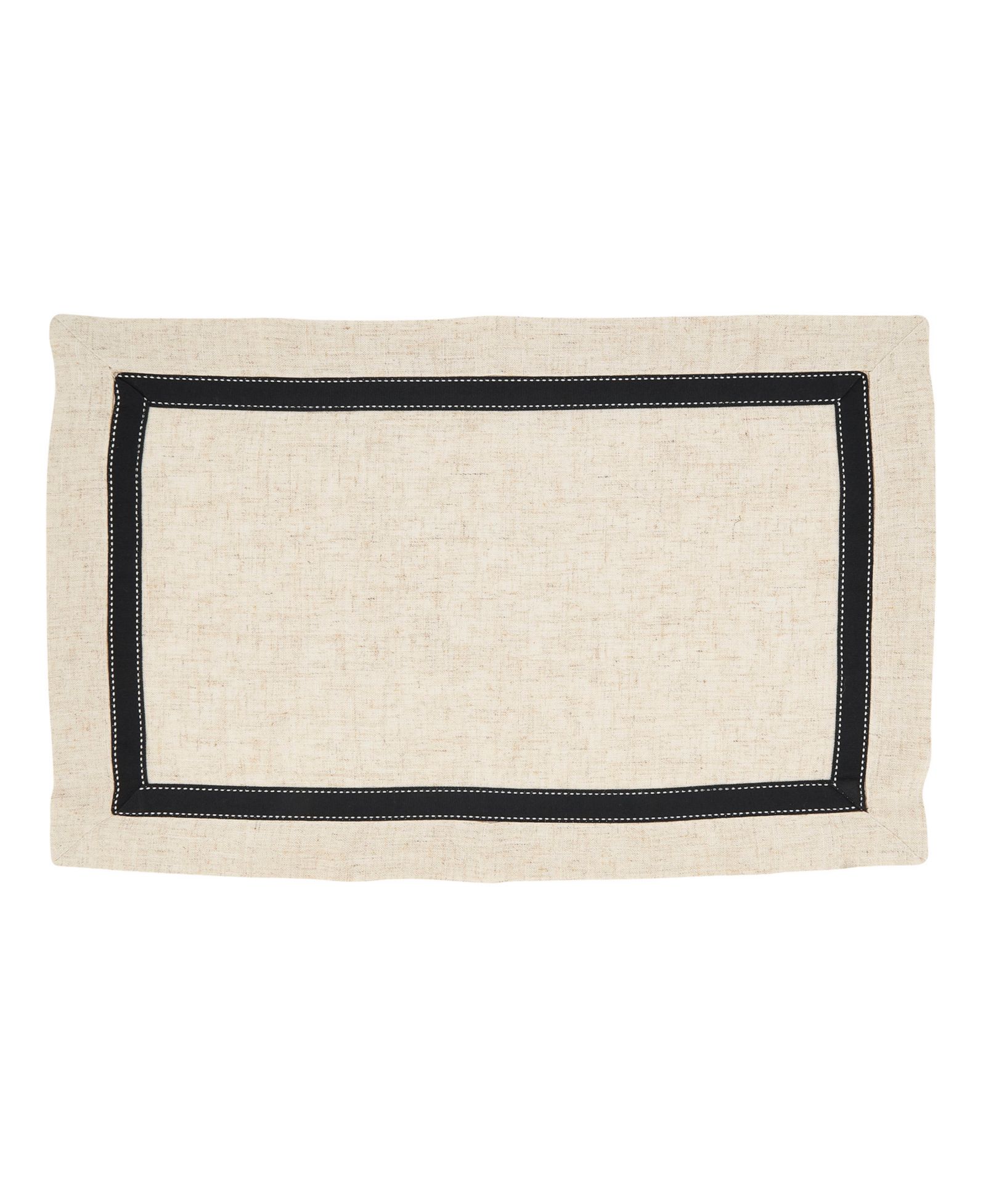 Saro Lifestyle Набор салфеток для стола Grosgrain Accent, 4 шт., 14"x20"