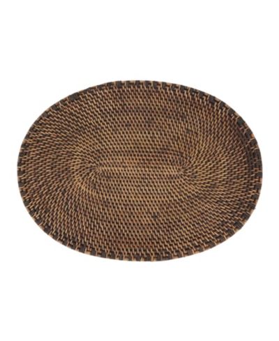 Saro Lifestyle Набор салфеток для сервировки из плетеного ротанга 4-Pc., 14"x19"