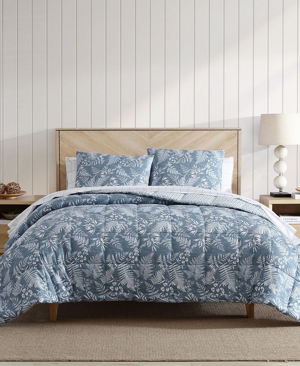 Eddie Bauer Fern Garden реверсивный комплект из 3 покрывал, King