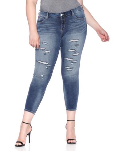 Slink Jeans Plus Size узкие джинсы с завышенной талией