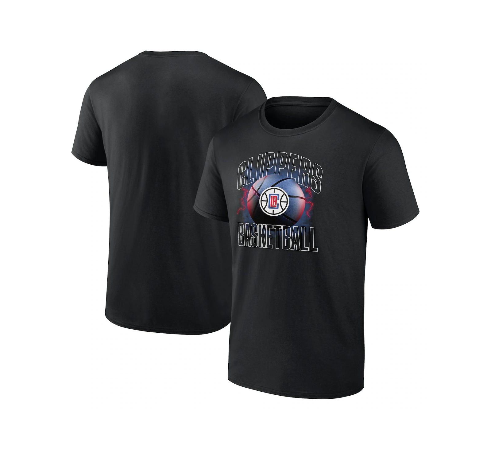 Мужская футболка Fanatics Black LA Clippers Match Up