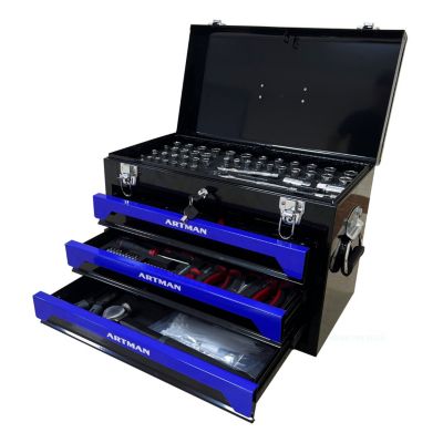 Ящик для инструментов Streamdale Furniture с 3 ящиками и набором инструментов
