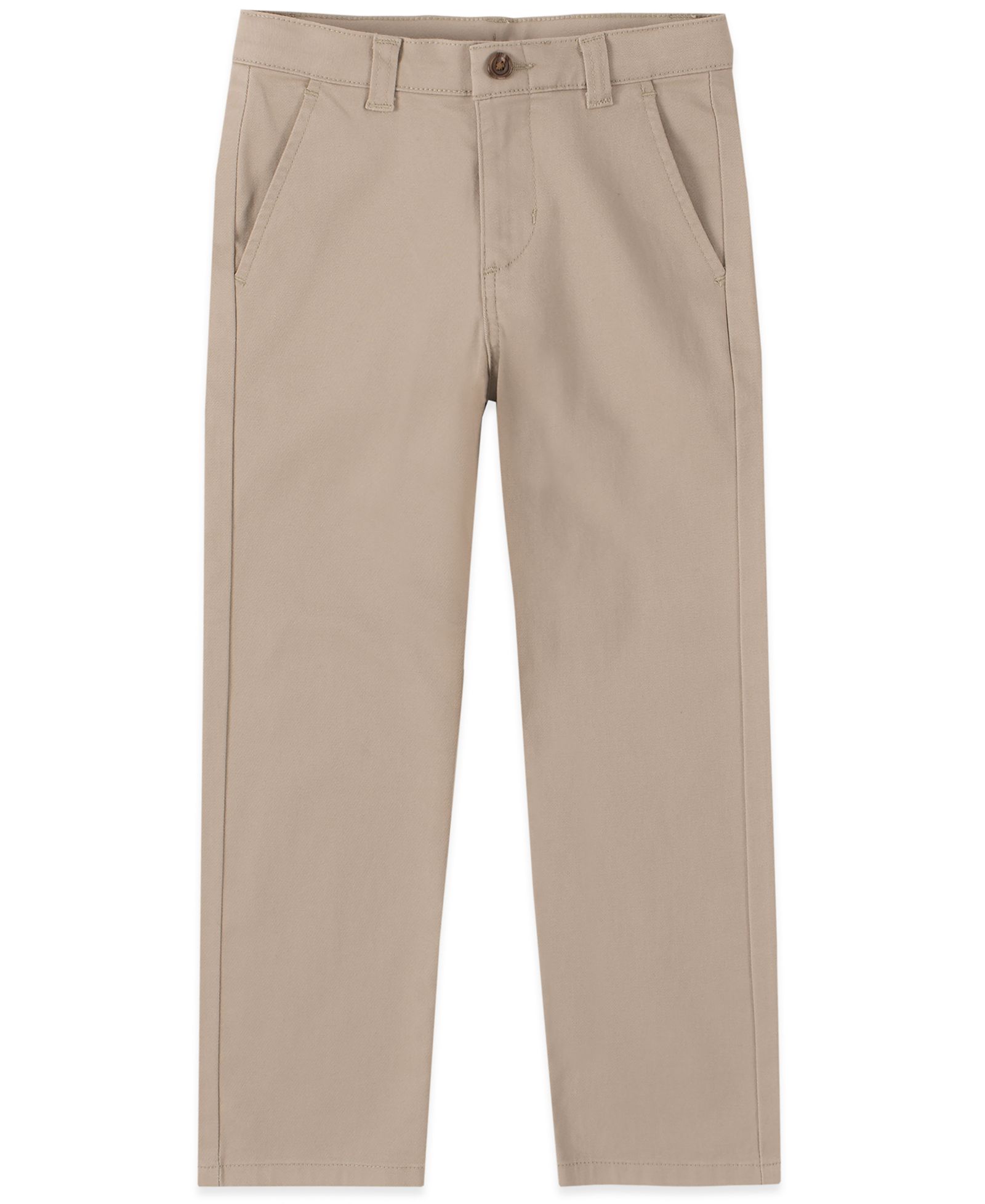 Nautica Little Boys Uniform Stretch Twill Pant with Reinforced Knees