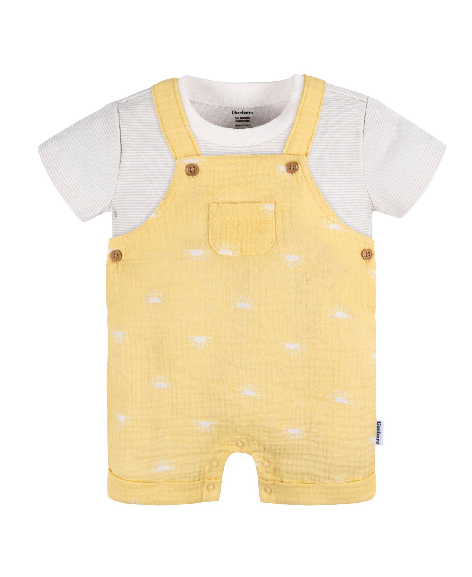 Gerber Baby Romper and T-Shirt Set