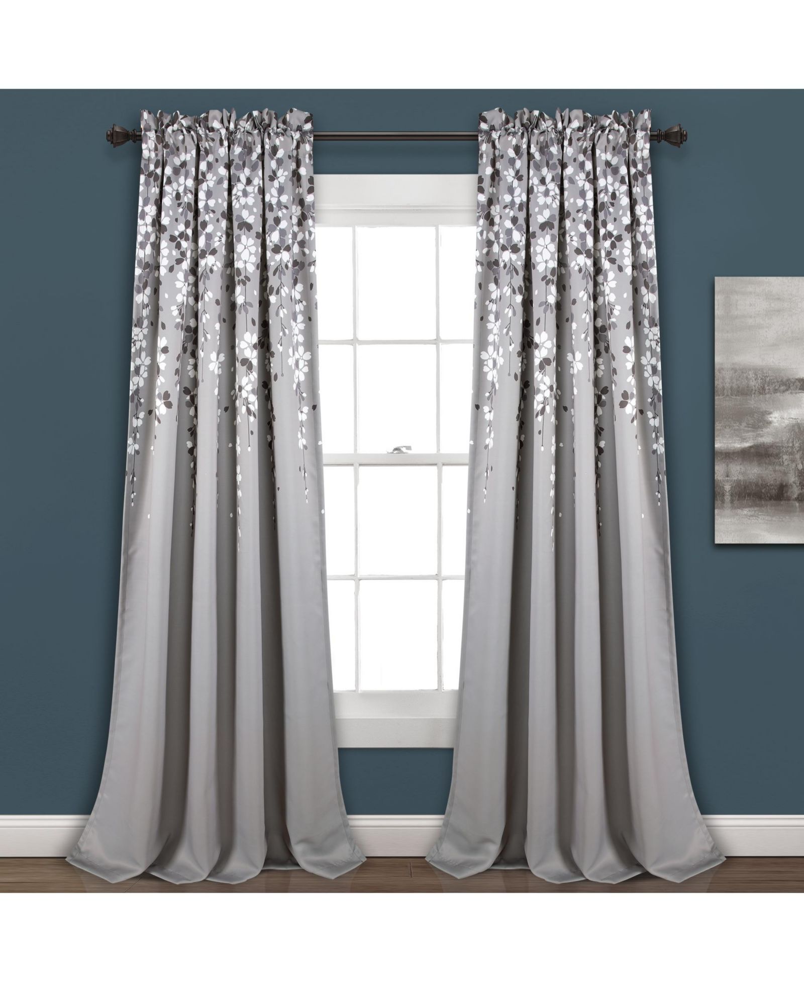 Шторы Lush Decor Weeping Flower Light Filtering Window Curtain Panels