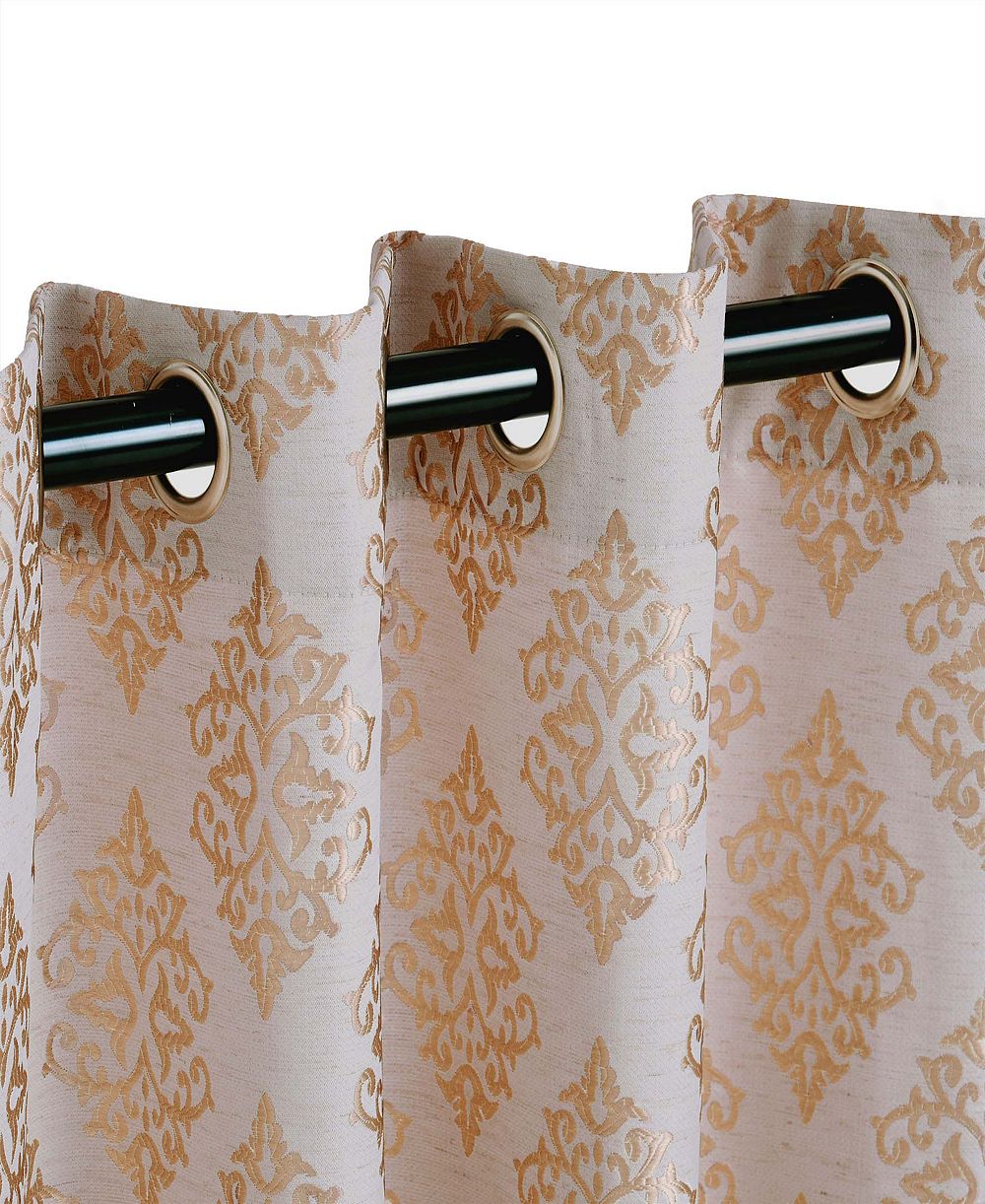 Комплект из 2 штор Superior Venetian Damask Jacquard Grommet, 52"X108"