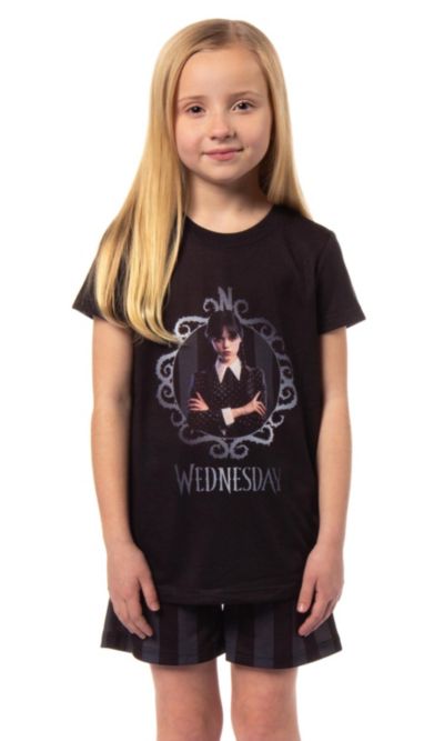 Детская пижама Wednesday Addams Family 2-piece Kids Sleep Short Set